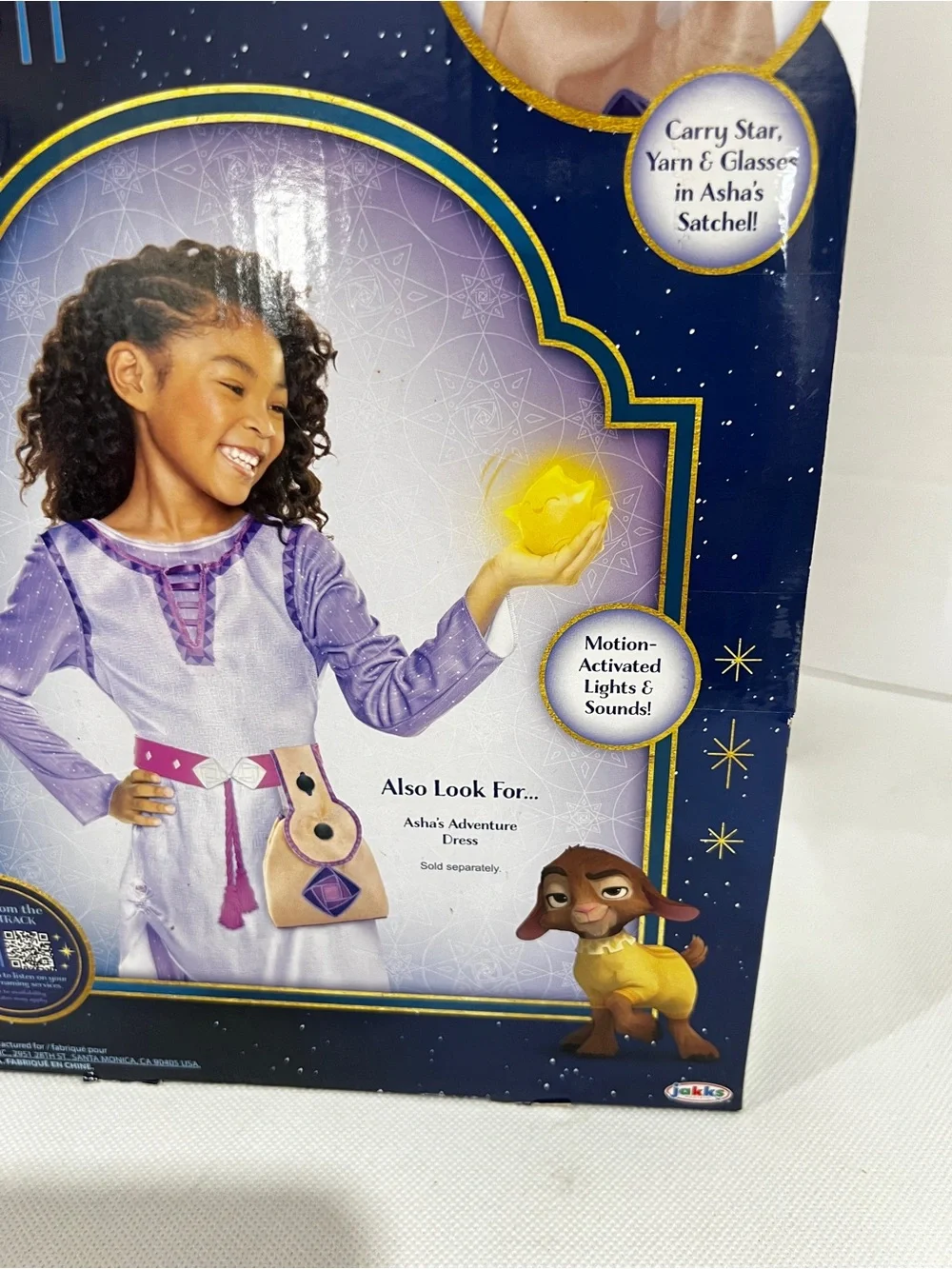 Disney WISH Loveable light-Up Interactive Role Play Star & Satchel Toy 3+ Years